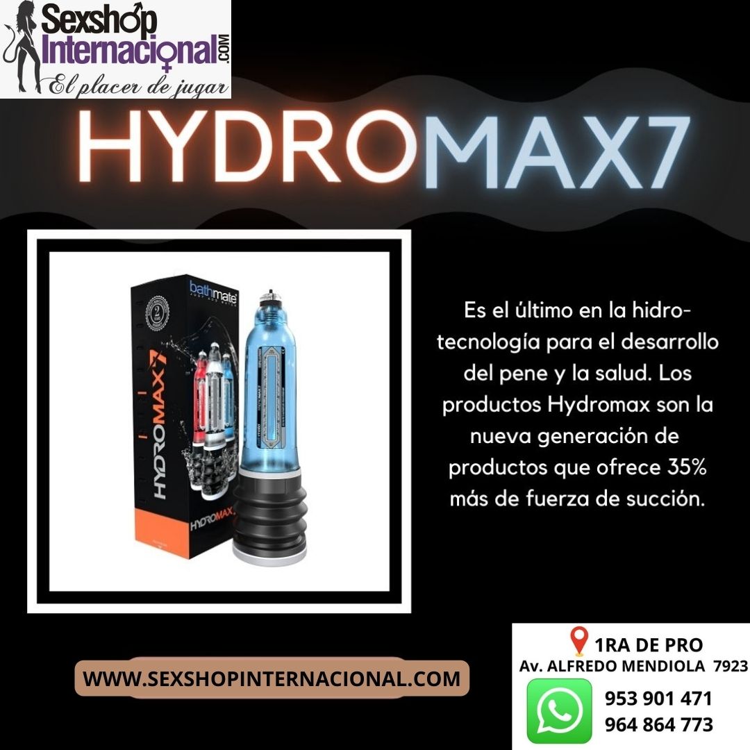 HIDROMAX 7 AUMENTA EL TAMAÑO DE TU MIEMBRO 